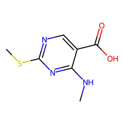 4-(Methylamino)-2-(methylthio)-5-pyrimidinecarboxylic acid|CS-0061722|863028-98-2