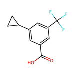3-Cyclopropyl-5-(trifluoromethyl)benzoic acid|CS-0653115|1588908-99-9