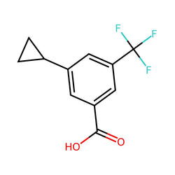 3-Cyclopropyl-5-(trifluoromethyl)benzoic acid|CS-0653115|1588908-99-9