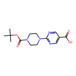 2-(4-(tert-Butoxycarbonyl)piperazin-1-yl)pyrimidine-5-carboxylic acid|CS-0067733|253315-11-6