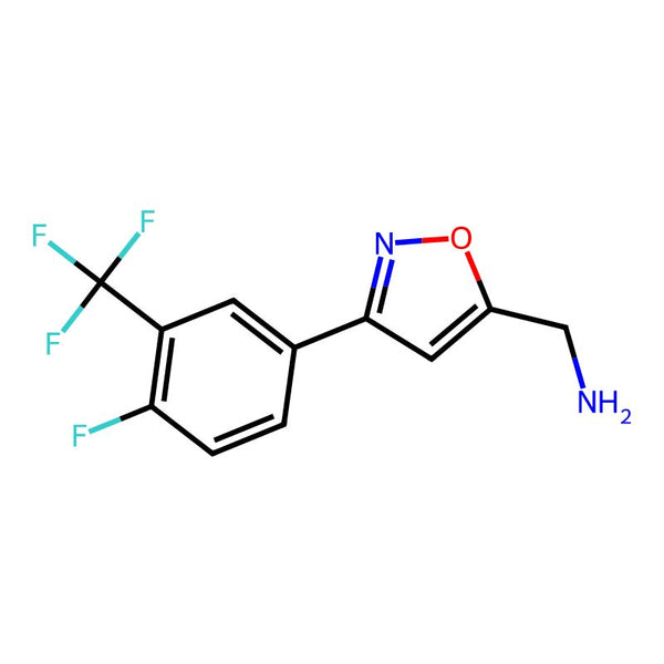 3-[4-Fluoro-3-(trifluoromethyl)phenyl]-5-isoxazolemethanamine|CS-0648625|1314796-45-6