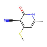 6-Methyl-4-(methylthio)-2-oxo-1,2-dihydropyridine-3-carbonitrile|CS-0152841|57663-05-5