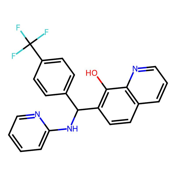 7-{[(pyridin-2-yl)amino][4-(trifluoromethyl)phenyl]methyl}quinolin-8-ol|CS-0260016|325474-22-4