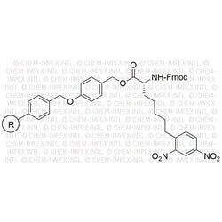 Na-Fmoc-Ne-2,4-dinitrophenyl-D-lysine 4-alkoxybenzyl alcohol resin|08069