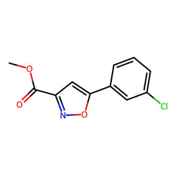 Methyl 5-(3-chlorophenyl)isoxazole-3-carboxylate|CS-0524825|660417-41-4