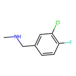 [(3-chloro-4-fluorophenyl)methyl](methyl)amine|CS-0237256|381236-43-7