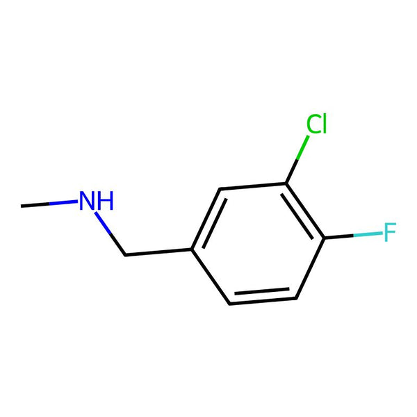 [(3-chloro-4-fluorophenyl)methyl](methyl)amine|CS-0237256|381236-43-7