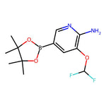 3-(Difluoromethoxy)-5-(4,4,5,5-tetramethyl-1,3,2-dioxaborolan-2-yl)pyridin-2-amine|CS-0134682|1188302-00-2