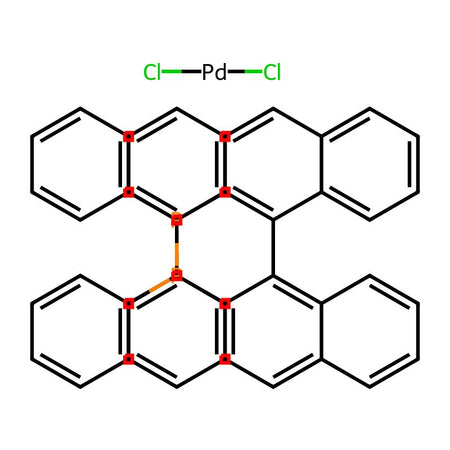 [(R)-(+)-2,2'-Bis(diphenylphosphino)-1,1'-binaphthyl]palladium(II) chloride, 98%|128631|115826-95-4