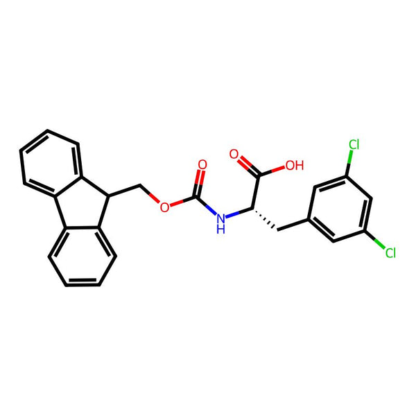 (S)-2-((((9H-fluoren-9-yl)methoxy)carbonyl)amino)-3-(3,5-dichlorophenyl)propanoic acid|CS-0468276|1260605-95-5