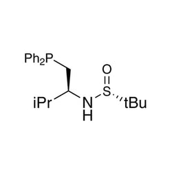 [S(R)]-N-[(1S)-1-[(Diphenylphosphino)methyl]-2-methylpropyl]-2-methyl-2-Propanesulfinamide, 95%|15-8376|1803239-46-4