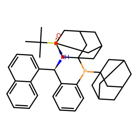 [S(R)]-N-[(R)-[2-(Diadamantanphosphino)phenyl]-1-naphthalenylmethyl]-2-methyl-2-propanesulfinamide, 95%|9268317|2249950-31-8