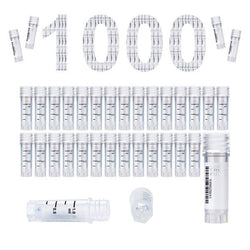 cryoking 1.0ml vial, clear caps,pp,autoclavable; gamma radiation steriled, dnase & rnase free, endotoxin free, foreign dna free, side barcoded , working temperature from -196°c to 121°c;  no o-ring, 2|88-6107