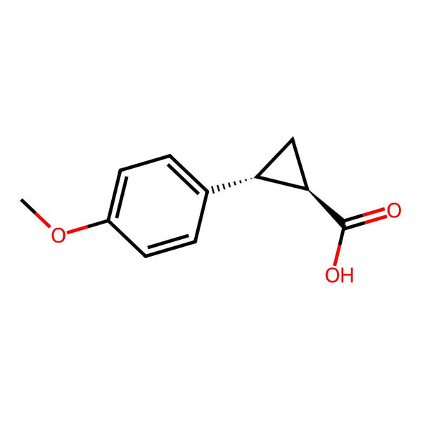 rel-(1R,2R)-2-(4-Methoxyphenyl)cyclopropanecarboxylic acid|CS-0652188|34919-28-3