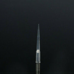 biologixs 200ul non-sterile filter tip. filter tips are made with medical grade polypropylene tips and hyperphibic uhmwpe filters. filter is 4.5mm in diamter and 3.5mm thick. 1000 pieces/bag, 10 bags/|22-0200