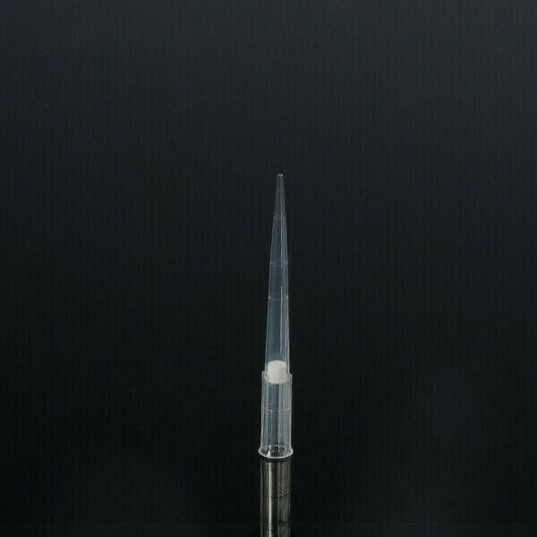 biologixs 200ul non-sterile filter tip. filter tips are made with medical grade polypropylene tips and hyperphibic uhmwpe filters. filter is 4.5mm in diamter and 3.5mm thick. 1000 pieces/bag, 10 bags/|22-0200