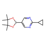 2-Cyclopropyl-5-(4,4,5,5-tetramethyl-1,3,2-dioxaborolan-2-yl)pyrimidine|CS-W018913|1375301-91-9