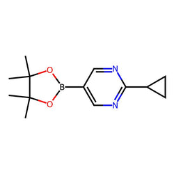 2-Cyclopropyl-5-(4,4,5,5-tetramethyl-1,3,2-dioxaborolan-2-yl)pyrimidine|CS-W018913|1375301-91-9