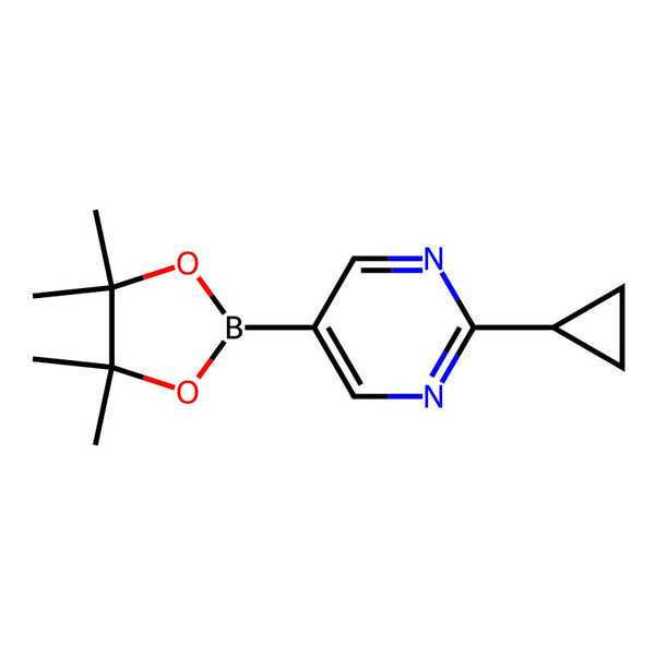 2-Cyclopropyl-5-(4,4,5,5-tetramethyl-1,3,2-dioxaborolan-2-yl)pyrimidine|CS-W018913|1375301-91-9