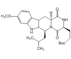 (3S,6S,12aS)-1,2,3,4,6,7,12,12a-Octahydro-9-methoxy-6-( 2-methylpropyl)-1,4-dioxopyrazino[1',2':1,6]pyrido[3,4- b]indole-3-propanoic Acid tert-Butyl Ester|C1476241|461054-93-3