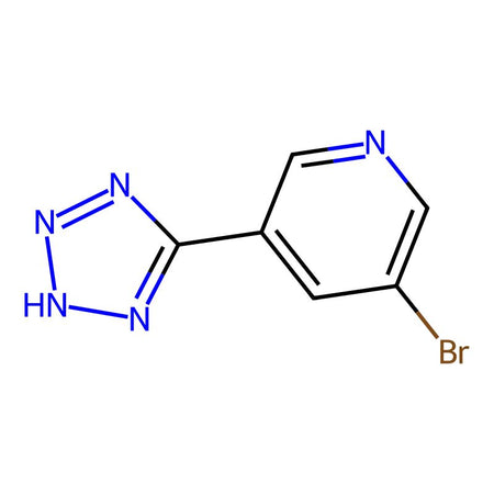 5-(5-Bromo-3-pyridyl)-1H-tetrazole, 98%|169525|211943-13-4