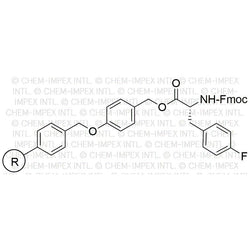 Fmoc-4-fluoro-D-phenylalanine 4-alkoxybenzyl alcohol resin|05173