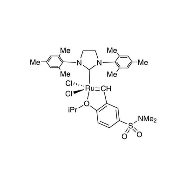 1,3-Bis(2,4,6-trimethylphenyl)-4,5-dihydroimidazol-2-ylidene[2-(i-propoxy)-5-(N,N-dimethylaminosulfonyl)phenyl]methyleneruthenium (II) dichloride, Zhan Catalyst-1B, min 96%|44-0082|918870-76-5