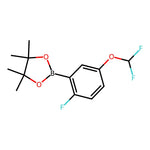 2-(5-(Difluoromethoxy)-2-fluorophenyl)-4,4,5,5-tetramethyl-1,3,2-dioxaborolane|CS-0526793|1445600-93-0