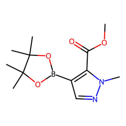 Methyl 1-methyl-4-(4,4,5,5-tetramethyl-1,3,2-dioxaborolan-2-yl)-1H-pyrazole-5-carboxylate|CS-0380043|1622992-89-5