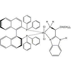 Dichloro[(S)-(-)-2,2'-bis(diphenylphosphino)-1,1'-binaphthyl][(S)-(-)-2-(α;-(i-propyl)methanamine)-1H-benzimidazole]ruthenium(II), min. 95%|44-0915