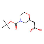 (S)-2-(4-(tert-Butoxycarbonyl)morpholin-2-yl)acetic acid|CS-0040623|1257850-82-0