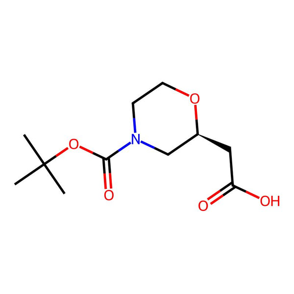 (S)-2-(4-(tert-Butoxycarbonyl)morpholin-2-yl)acetic acid|CS-0040623|1257850-82-0