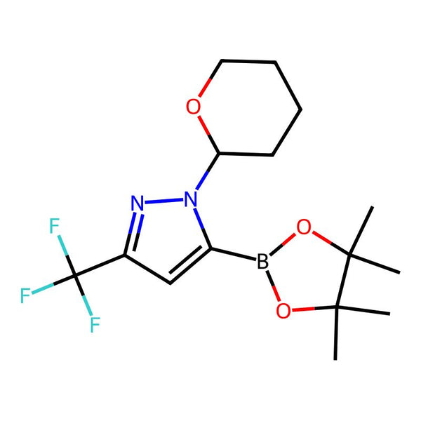 1-(Tetrahydro-2H-pyran-2-yl)-5-(4,4,5,5-tetramethyl-1,3,2-dioxaborolan-2-yl)-3-(trifluoromethyl)-1H-pyrazole|CS-0476272|1192187-75-9