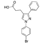 1-(4-Bromophenyl)-3-phenylpyrazole-4-propionic acid|25782|75821-70-4
