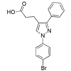 1-(4-Bromophenyl)-3-phenylpyrazole-4-propionic acid|25782|75821-70-4