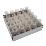 8oz Round Bottom Bottles Combo，Material：PE（bottles），Size：60*130mm，Tray Packed，Volume：8oz（227ml），Package：25 bottles/tray，4 trays/case|51-22731