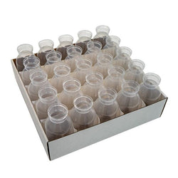 8oz Round Bottom Bottles Combo，Material：PE（bottles），Size：60*130mm，Tray Packed，Volume：8oz（227ml），Package：25 bottles/tray，4 trays/case|51-22731