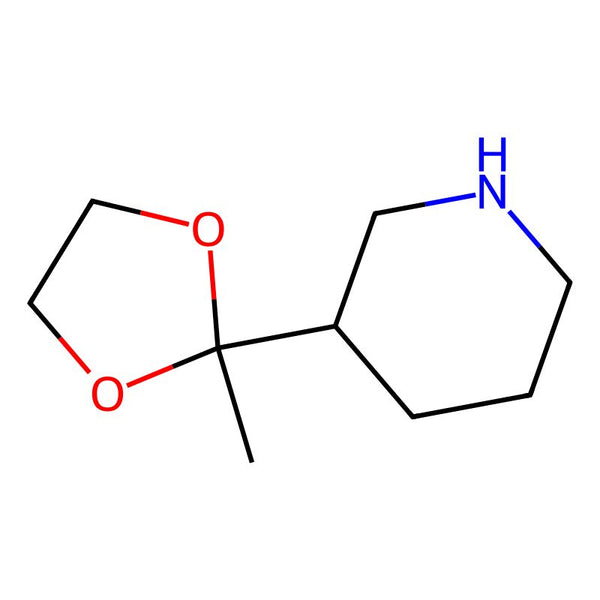 3-(2-Methyl-1,3-dioxolan-2-yl)piperidine|CS-0676590|1461706-84-2