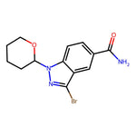 3-Bromo-1-(tetrahydro-2H-pyran-2-yl)-1H-indazole-5-carboxamide|CS-0452185|395101-84-5