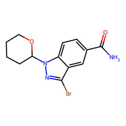 3-Bromo-1-(tetrahydro-2H-pyran-2-yl)-1H-indazole-5-carboxamide|CS-0452185|395101-84-5