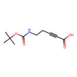 5-[[(1,1-Dimethylethoxy)carbonyl]amino]-2-pentynoic acid|CS-0644619|1175621-48-3