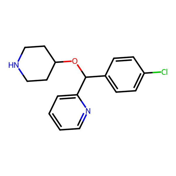 2-[(4-Chlorophenyl)(4-piperidinyloxy)methyl]pyridine|CS-B0347|122368-54-1