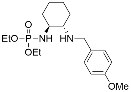 Diethyl ((1S,2S)-2-((4-methoxybenzyl)amino)cyclohexyl)phosphoramidate, 97%|9333087|1792981-93-1