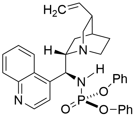 Diphenyl ((S)-quinolin-4-yl((1S,2S,4S,5R)-5-vinylquinuclidin-2-yl)methyl)phosphoramidate, 97%|9333095|1354565-14-2