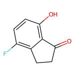 4-Fluoro-7-hydroxy-2,3-dihydro-1H-inden-1-one|CS-0098850|136191-16-7