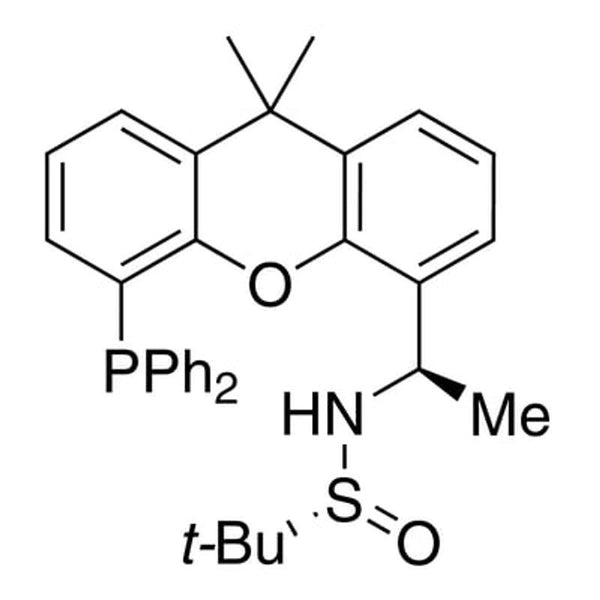 [S(R)]-N-[(R)-1-[5-(Diphenylphosphino)-9,9-dimethyl-9H-xanthen-4-yl]ethyl]-2-methyl-2-propanesulfinamide, 95%|15-0211