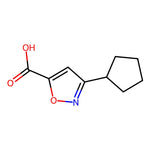 3-Cyclopentyl-1,2-oxazole-5-carboxylic acid|CS-0265129|902742-33-0
