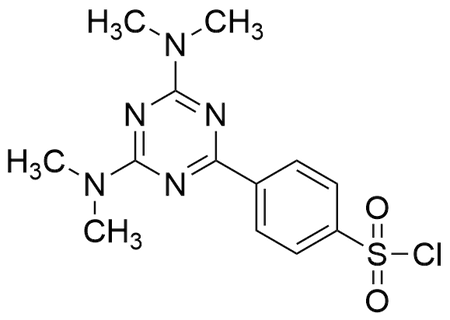 N2,N2,N4,N4-Tetramethyl-6-(4-(chloride-1-ylsulfonyl)phenyl)-1,3,5-triazine-2,4-diamine(TMT-Cl), 98%|9415861