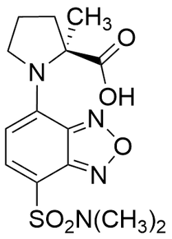 4-(N,N-dmethylaminosulfonyl)-2,1,3-benzoxadiazole-trans-2-methyl-L-proline (DBD-M-Pro), 98%|9426277