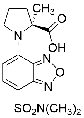 4-(N,N-dmethylaminosulfonyl)-2,1,3-benzoxadiazole-trans-2-methyl-L-proline (DBD-M-Pro), 98%|9426277